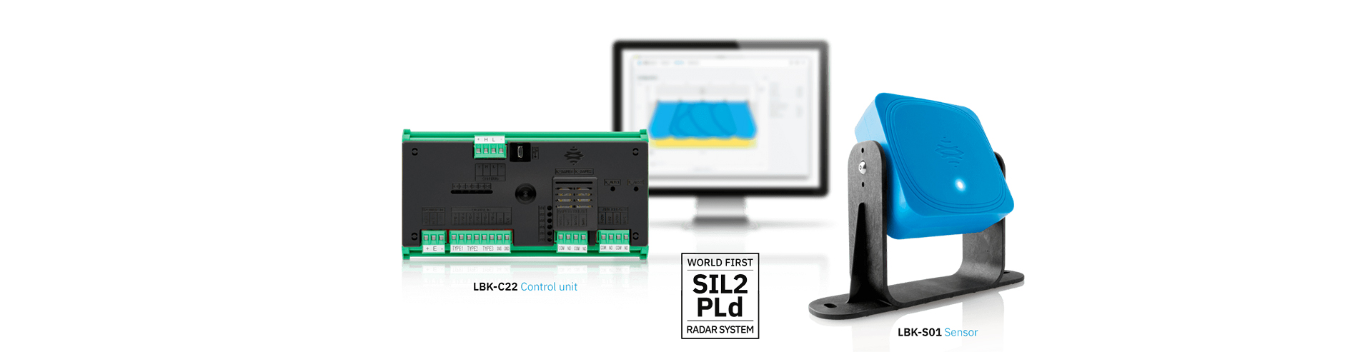 Controlador e Radar de Segurança Sistema LBK Choice