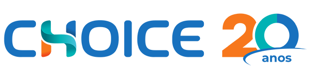Logo Choice 20 anos